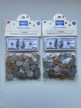 Play Money Party Favor - Spritz™: Realistic Fake Money for Kids, Multicolor.